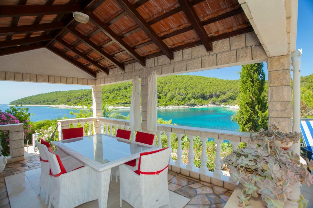 Waterfront Villa With Pool Вела-Лука Экстерьер фото